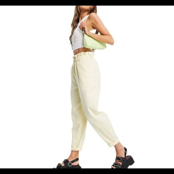 #133 TOPSHOP casual peg pants - Picture 1 of 8